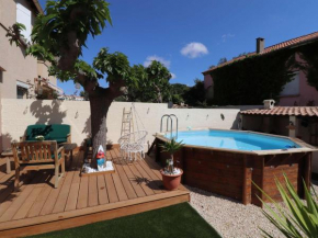 Appartement 3 pièces, RDJ, climatisé, piscine privée, parking, proche mer et commerces - FR-1-307-215